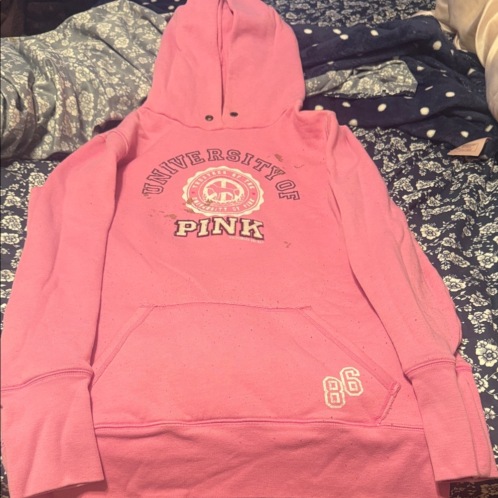 Victoria's Secret PINK Hoodie in Bright Pink